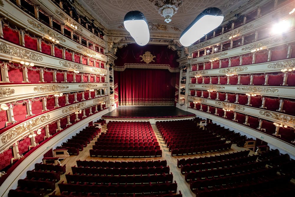 Wnętrze opery La Scala